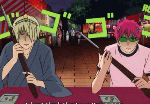 Saiki K Shut Gun GIF