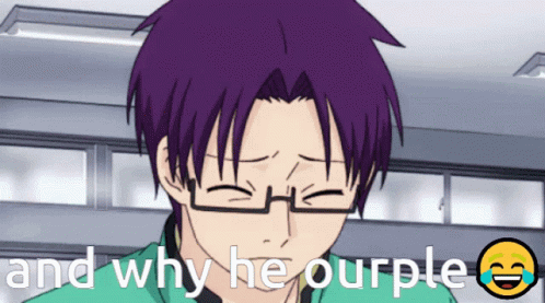 Saiki K And Why He Ourple GIF