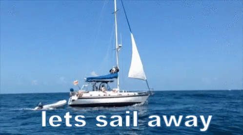 Sailboat Lets Sail Away