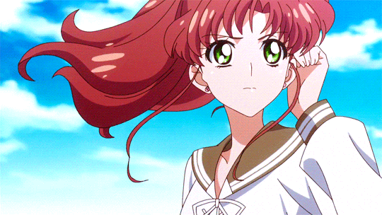 Sailor Jupiter Looking Intently GIF