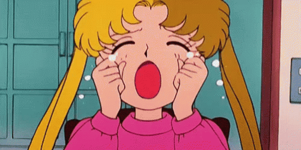 Sailor Moon Anime Crying GIF