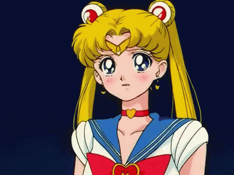 Sailor Moon Character With Heart on Chest