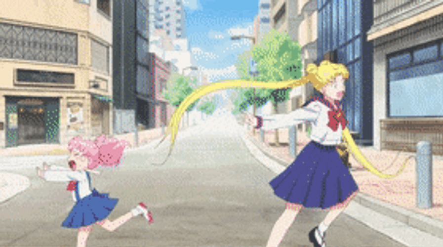 Sailor Moon Chibiusa Bump GIF