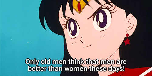 Sailor Moon Feminism Men Better Than Women GIF