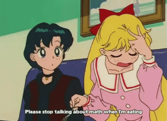 Sailor Moon Math When Eating GIF