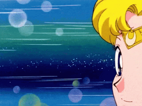 Sailor Moon Transformation Usagi Tsukino GIF