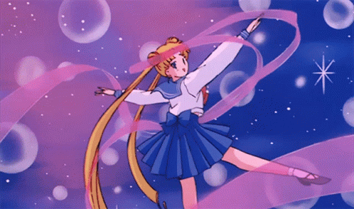 Sailor Moon Usagi Magical Transformation GIF