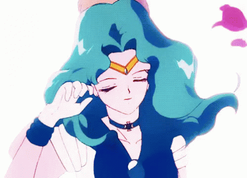 Sailor Neptune And Sailor Uranus Back To Back GIF