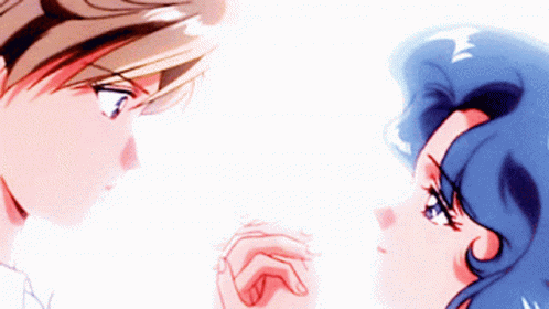 Sailor Neptune And Sailor Uranus In Love GIF