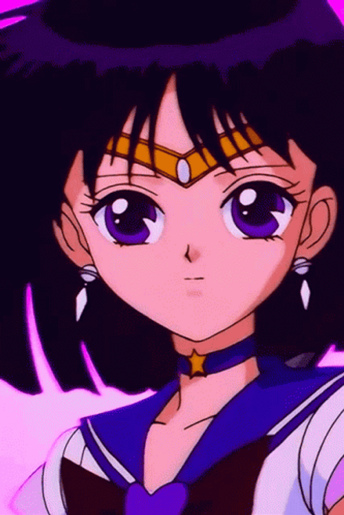 Sailor Saturn Hotaru Tomoe Closing Eyes Blink GIF