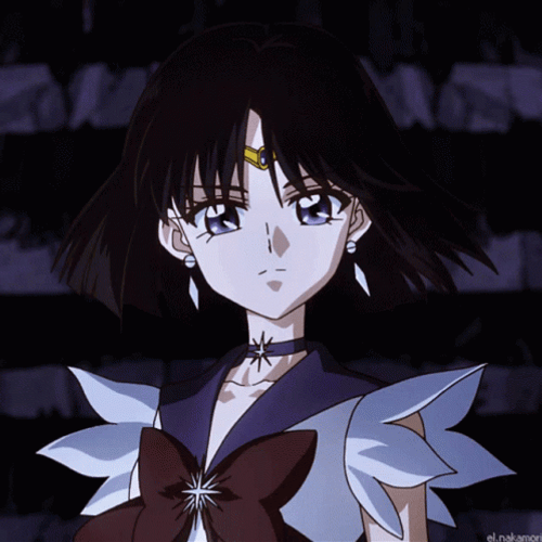 Sailor Saturn Hotaru Tomoe Empathetic Look GIF
