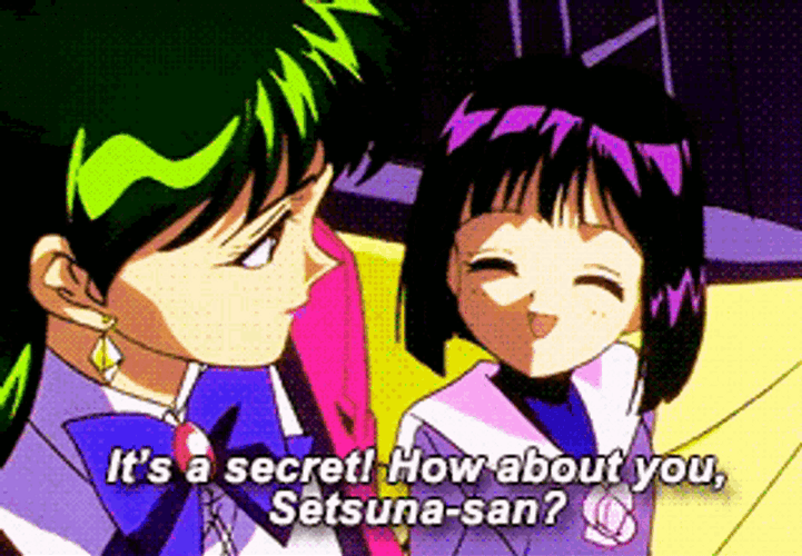 Sailor Saturn Hotaru Tomoe It's A Secret GIF