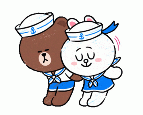 Sailor Sticker Taking A Bow GIF