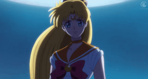 Sailor Venus Hair Fluttering GIF