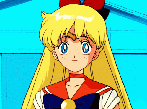 Sailor Venus Smiling GIF