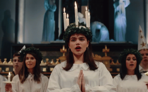 Saint Lucia Day Singing GIF