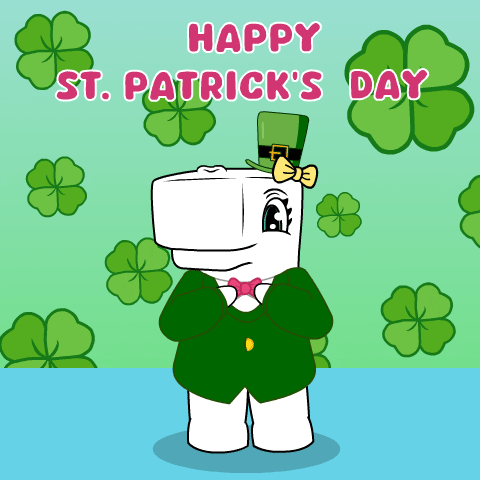 Saint Patricks Day Ordinary Whales Chilling GIF
