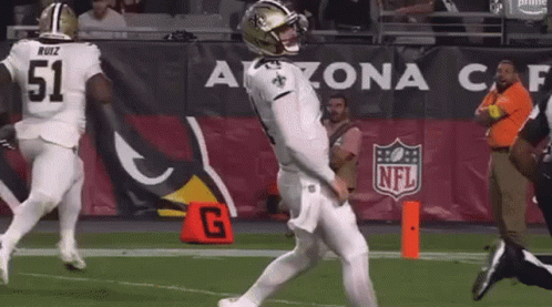 Saints Jake Haener Just Being Casual GIF