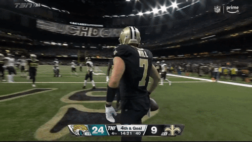 Saints Vs Jaguars Football Score 9 To 24 GIF