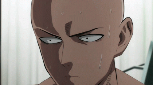 Saitama Anger Issues GIF
