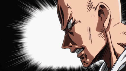 Saitama Angry Talked GIF