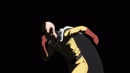 Saitama Powerfuk Leap GIF