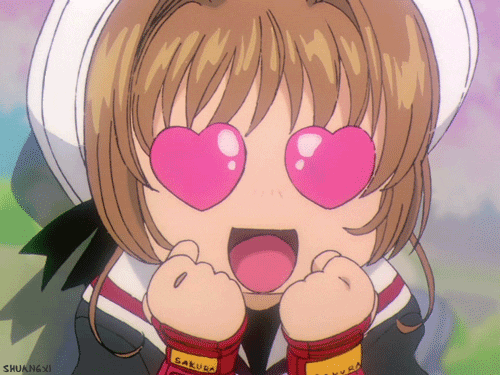 Sakura Card Captors Love Awww GIF
