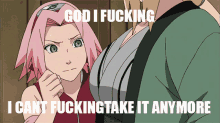 Sakura Getting Intimidated By Tsunade GIF