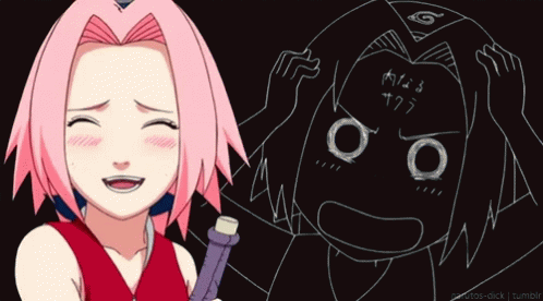 Sakura Haruno Panic Conscience GIF
