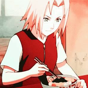 Sakura Haruno Ready To Eat GIF