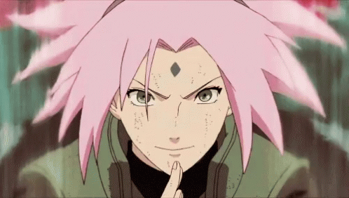 Sakura Haruno Serious Mode GIF