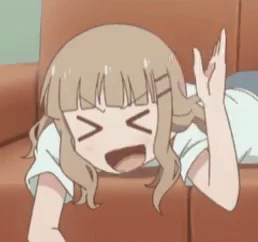 Sakurako Ômuro Anime Laughing Can't Handle GIF