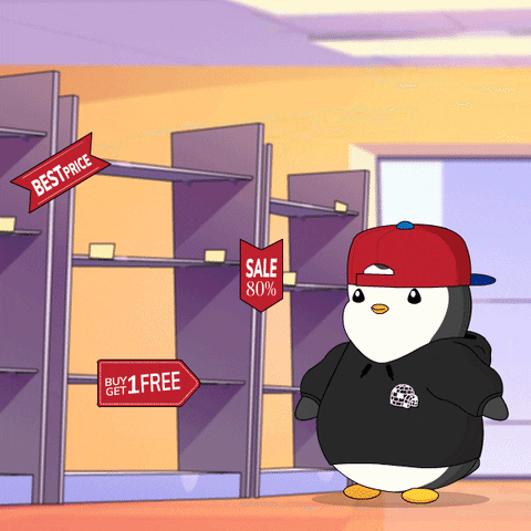 Sale Products Out Of Stock Pudgy Penguin GIF