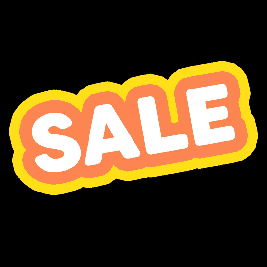 Sale Word Zooming In And Out GIF