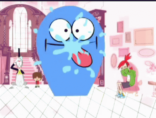 Saliba Bloo Playing Saliva GIF