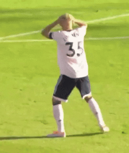 Saliba Walking On Soccer Field GIF