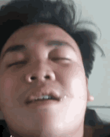 Salivating And Snoring Guy GIF