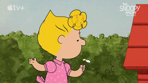 Sally Brown Flower Apple GIF