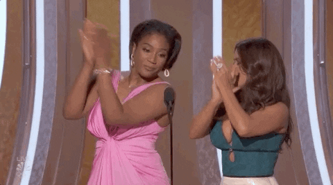 Salma Hayek Clapping Hands GIF