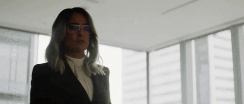 Salma Hayek Listening Intently GIF