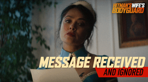 Salma Hayek Message Left On Read GIF