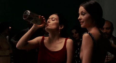 Salma Hayek Tequila Monster GIF