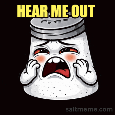 Salt Shaker Crying Saying Hear Me Out GIF