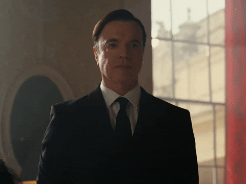 Saltburn Butler Man Not Talking GIF