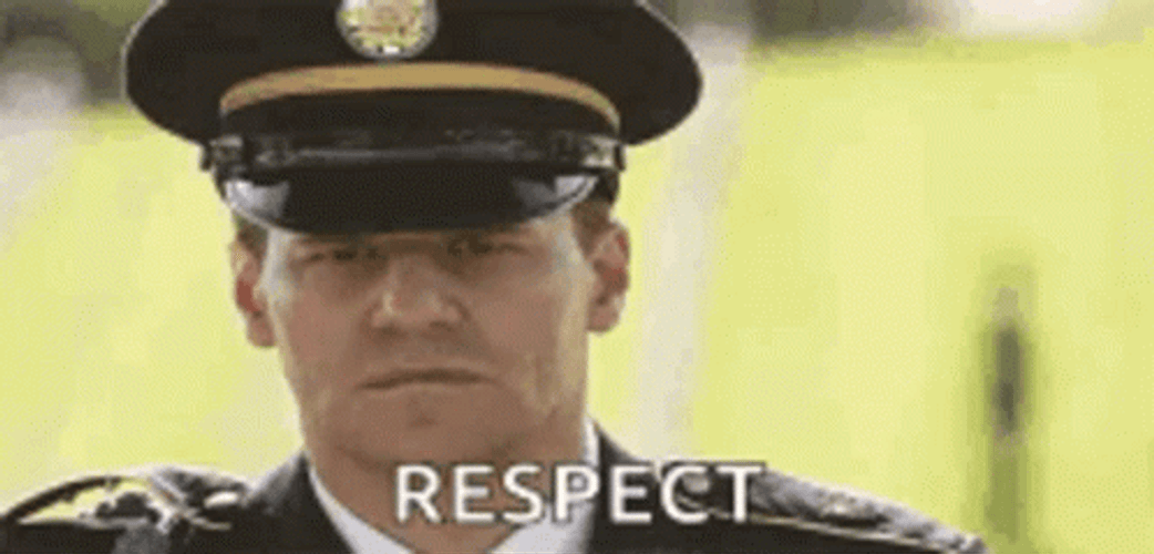 Salute Respect David Boreanaz GIF