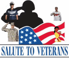Salute To Veterans Happy Veterans Day GIF