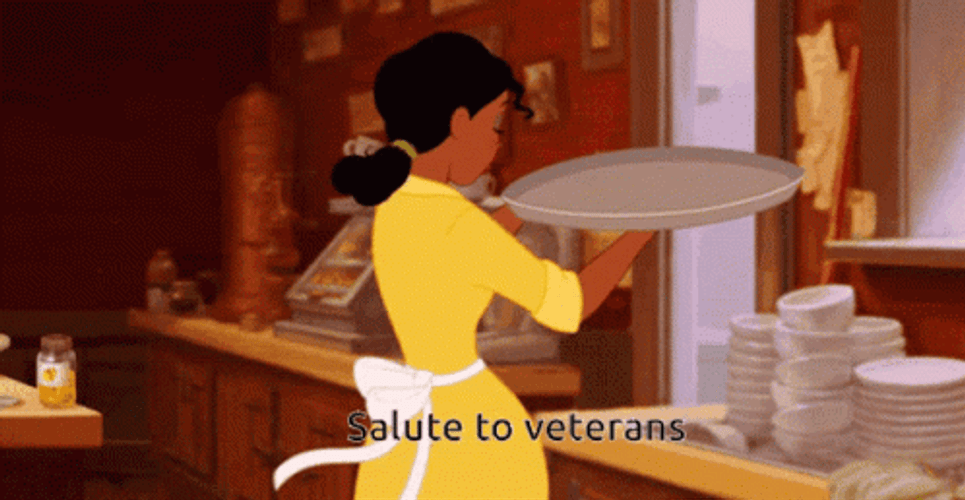 Salute To Veterans Tiana GIF