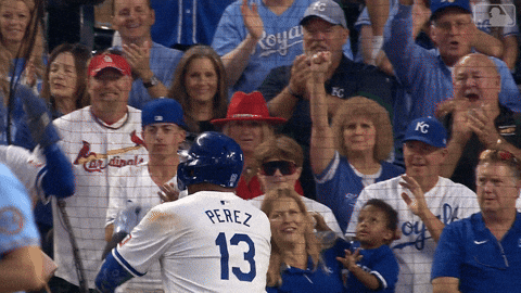 Salvy Arm Bump With Team Mate GIF