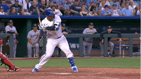 Salvy Hit The Ball With Bat GIF