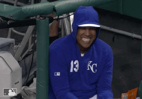 Salvy Laughing While Eating GIF